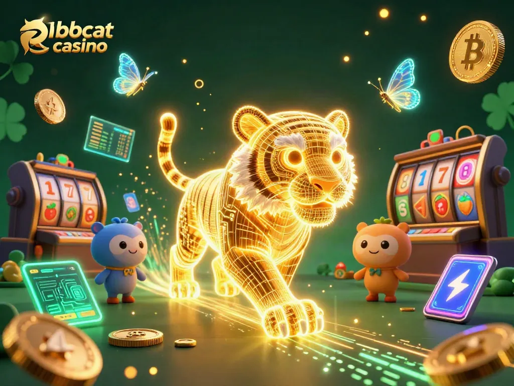 Experience the thrills of robocat casino with neon-lit characters and dynamic gameplay elements.